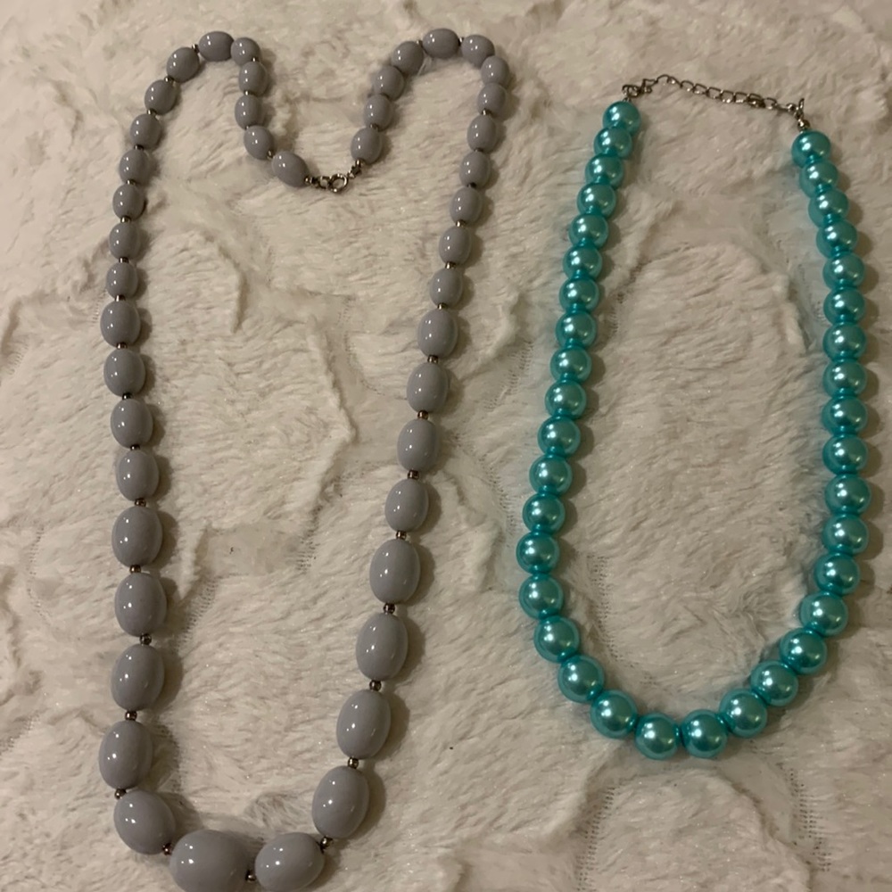Beads necklaces.